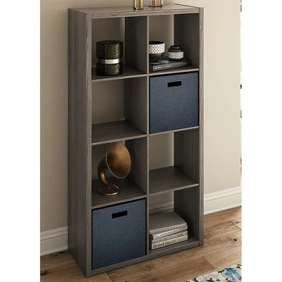 ClosetMaid Bookcase Open Back 8-Cube Storage Organizer, Graphite Gray (2 Pack) 6 ClosetMaid Bookcase Open Back 8-Cube Storage Organizer, Graphite Gray (2 Pack) - Image 4