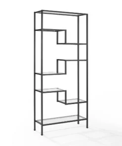 78" Sloane Etagere - Crosley Black -Bookshelves Sales Shop unnamed file 4069
