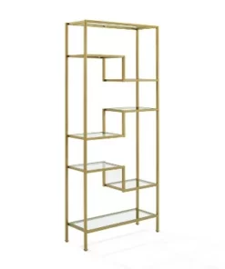 78" Sloane Etagere - Crosley Black -Bookshelves Sales Shop unnamed file 4070