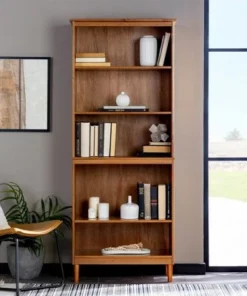 70" Murray High Rise Solid Wood Bookcase - Saracina Home White 11 70" Murray High Rise Solid Wood Bookcase - Saracina Home White -Bookshelves Sales Shop unnamed file 4096