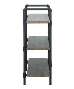 41.75" Indiana Industrial 3-Tier Shelf Dark Brown - Christopher Knight Home -Bookshelves Sales Shop unnamed file 4102