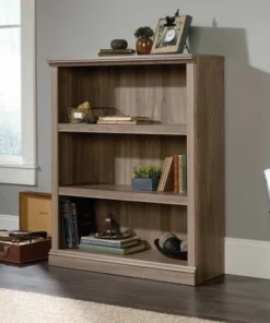 43.78" Shelf Bookshelf Salt Oak - Sauder