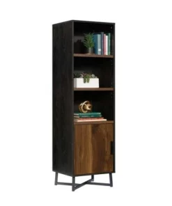 70" Canton Lane Bookcase with Door Brew Brown - Sauder -Bookshelves Sales Shop unnamed file 4140