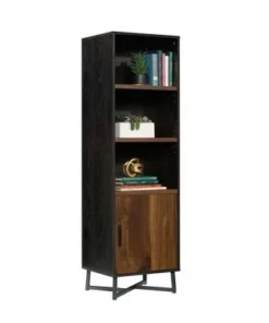 70" Canton Lane Bookcase with Door Brew Brown - Sauder -Bookshelves Sales Shop unnamed file 4141
