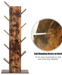 Costway Tree Bookshelf 8-Tier Bookcase Free Standing Book Rack Display Stand -Bookshelves Sales Shop unnamed file 416