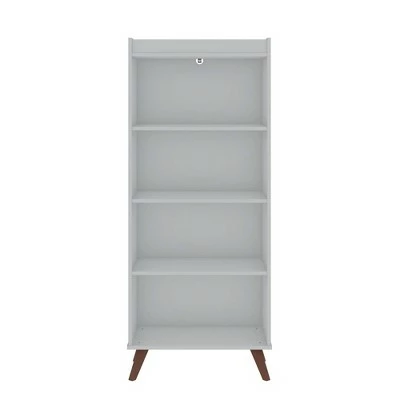 Hampton 4 Shelf Bookcase - Manhattan Comfort Black 14 Hampton 4 Shelf Bookcase - Manhattan Comfort Black - Image 12