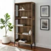 68" Grevaldi Industrial Mesh Side Bookshelf - Saracina Home Rustic Oak 1 68" Grevaldi Industrial Mesh Side Bookshelf - Saracina Home Rustic Oak -Bookshelves Sales Shop unnamed file 4176