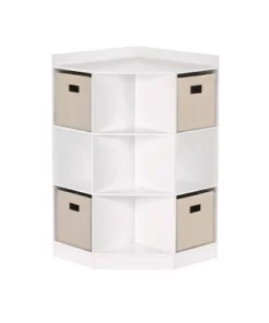 5pc Kids' Corner Cabinet Set with 4 Bins Set - RiverRidge Home Gray/turquoise/aqua 18 5pc Kids' Corner Cabinet Set with 4 Bins Set - RiverRidge Home Gray/turquoise/aqua -Bookshelves Sales Shop unnamed file 4202