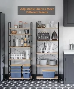 Bestier 5 Tier Adjustable Multifunctional Storage Display Bookcase 26 Inch -Bookshelves Sales Shop unnamed file 421