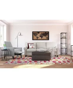 59.25" Overland Bookshelf Wood and Black Metal - Serta -Bookshelves Sales Shop unnamed file 4217