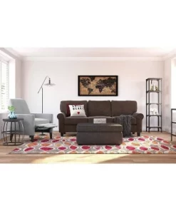 59.25" Overland Bookshelf Wood and Black Metal - Serta -Bookshelves Sales Shop unnamed file 4218