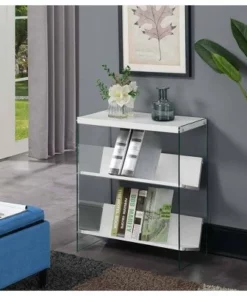 27.75" Soho Bookcase White - Breighton Home