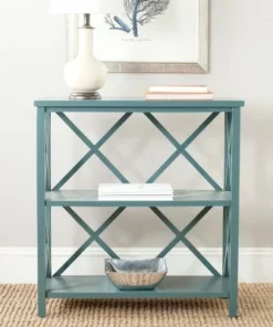 Cava 36" Bookcase - Safavieh Split Pea