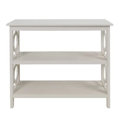 32.25" 3 Shelf Bookcase - Decor Therapy Cream 11 32.25" 3 Shelf Bookcase - Decor Therapy Cream - Image 9