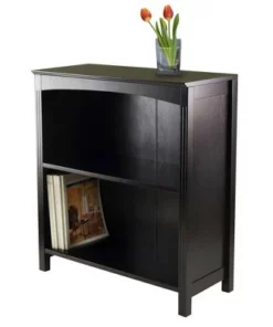 30" x 25.98" Terrace 3 Tier Bookshelf Espresso Brown - Winsome
