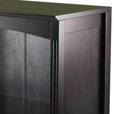 30" x 25.98" Terrace 3 Tier Bookshelf Espresso Brown - Winsome 4 30" x 25.98" Terrace 3 Tier Bookshelf Espresso Brown - Winsome - Image 2