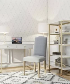 55.51" Camila 5 Shelf Bookcase White - CosmoLiving by Cosmopolitan