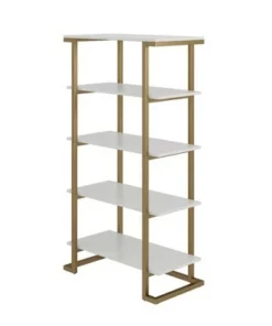 55.51" Camila 5 Shelf Bookcase White - CosmoLiving by Cosmopolitan -Bookshelves Sales Shop unnamed file 4320