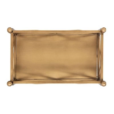 31" Decorative Bookshelf - Safavieh Gold 6 31" Decorative Bookshelf - Safavieh Gold - Image 4