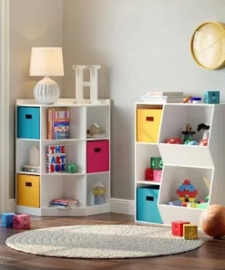 RiverRidge Home Kids' 3 Cubby with 2 Veggie Bin Floor Cabinet White - RiverRidge 11 RiverRidge Home Kids' 3 Cubby with 2 Veggie Bin Floor Cabinet White - RiverRidge -Bookshelves Sales Shop unnamed file 436