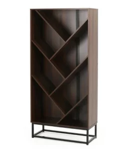 65" Bucy Modern Industrial 6 Shelf V Bookcase - Christopher Knight Home Dark Gray/black 15 65" Bucy Modern Industrial 6 Shelf V Bookcase - Christopher Knight Home Dark Gray/black -Bookshelves Sales Shop unnamed file 4361