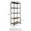 Lavish Home 5-Tier Open Industrial Style Wooden Bookshelf, Gray Woodgrain 1 Lavish Home 5-Tier Open Industrial Style Wooden Bookshelf, Gray Woodgrain -Bookshelves Sales Shop unnamed file 4369