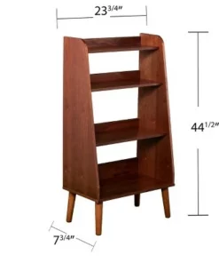 44.5" Belhope Mid-Century Modern Bookcase - Aiden Lane Brown -Bookshelves Sales Shop unnamed file 4401