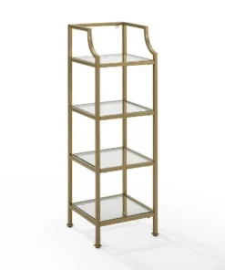 Aimee Short Etagere - Crosley Gold -Bookshelves Sales Shop unnamed file 4419