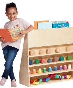 ECR4Kids Birch Streamline Book Display Stand, Kids Wooden Book Rack, Forward Facing Bookshelf -Bookshelves Sales Shop unnamed file 443