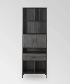Fraser Contemporary Cube Unit Bookcase - Christopher Knight Home Dark Gray -Bookshelves Sales Shop unnamed file 4445