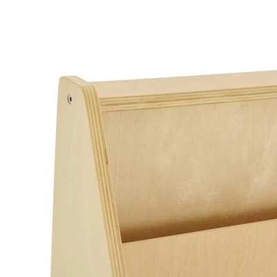 ECR4Kids Birch Hardwood Single-Sided Bookcase Display Stand for Kids, 5 Shelves, Natural Finish 8 ECR4Kids Birch Hardwood Single-Sided Bookcase Display Stand for Kids, 5 Shelves, Natural Finish - Image 6