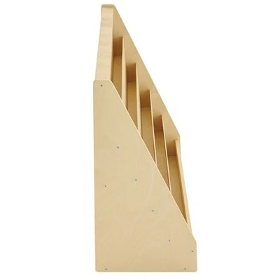 ECR4Kids Birch Hardwood Single-Sided Bookcase Display Stand for Kids, 5 Shelves, Natural Finish 10 ECR4Kids Birch Hardwood Single-Sided Bookcase Display Stand for Kids, 5 Shelves, Natural Finish - Image 8