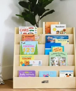 ECR4Kids Birch Streamline Book Display Stand, Kids Wooden Book Rack, Forward Facing Bookshelf -Bookshelves Sales Shop unnamed file 446