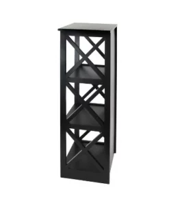 Contemporary 3 Tier Wooden Shelf - Olivia & May Black -Bookshelves Sales Shop unnamed file 4461