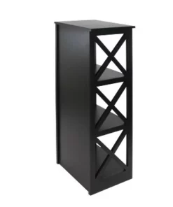 Contemporary 3 Tier Wooden Shelf - Olivia & May Black -Bookshelves Sales Shop unnamed file 4463
