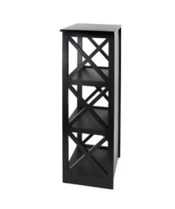 Contemporary 3 Tier Wooden Shelf - Olivia & May Black -Bookshelves Sales Shop unnamed file 4469