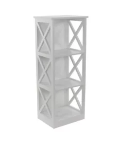 Contemporary 3 Tier Wooden Shelf - Olivia & May Black -Bookshelves Sales Shop unnamed file 4473