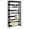 60" Oxford 5 Tier Bookcase Black - Breighton Home -Bookshelves Sales Shop unnamed file 4476