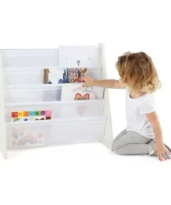 Kids' Book Rack Cambridge Collection White - Humble Crew