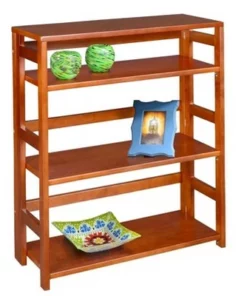 Cakewalk High Folding Bookcase - Regency Cherry -Bookshelves Sales Shop unnamed file 4496