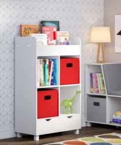 RiverRidge Home Kids' Book Nook Cubby Storage Cabinet with Bookrack - RiverRidge -Bookshelves Sales Shop unnamed file 4500