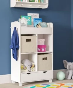 RiverRidge Home Kids' Book Nook Cubby Storage Cabinet with Bookrack - RiverRidge -Bookshelves Sales Shop unnamed file 4504