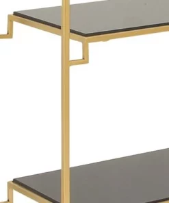 63" Metal and Glass 4 Tiered Book Shelf Gold - Olivia & May -Bookshelves Sales Shop unnamed file 4518