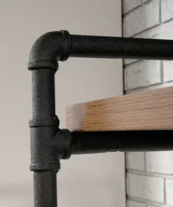 76" Tall Iron City Bookshelf Checked Oak - Sauder -Bookshelves Sales Shop unnamed file 4544