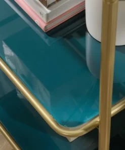 63" Coral Cape Bookcase with Metal and Glass Satin Gold - Sauder 15 63" Coral Cape Bookcase with Metal and Glass Satin Gold - Sauder -Bookshelves Sales Shop unnamed file 4551