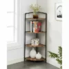 50.25" Beeme 4 Tier Corner Bookshelf Sand Black/Light Pure Copper - HOMES: Inside + Out -Bookshelves Sales Shop unnamed file 4584