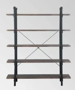 Kodiak Industrial 5 Tier Shelf - Christopher Knight Home Gray -Bookshelves Sales Shop unnamed file 4610