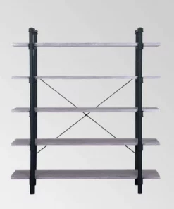 Kodiak Industrial 5 Tier Shelf - Christopher Knight Home Gray -Bookshelves Sales Shop unnamed file 4611