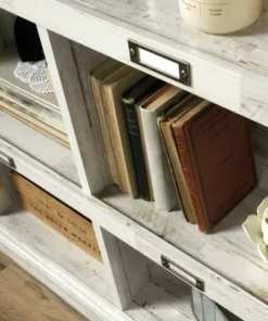 75" Barrister Lane Tall Bookcase White Plank - Sauder -Bookshelves Sales Shop unnamed file 4628