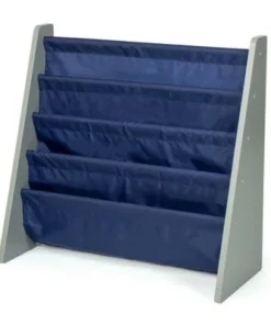 Newport Kids' Bookshelf 4 Tier Book Organizer Navy/Gray - Humble Crew -Bookshelves Sales Shop unnamed file 463